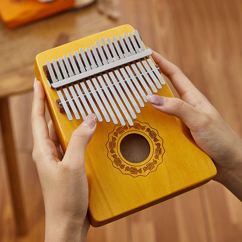 Musical Instrument Of Keyboard - Hluru 17-klawiszowy kalimba, pianino palcowe, 21-klawiszowy