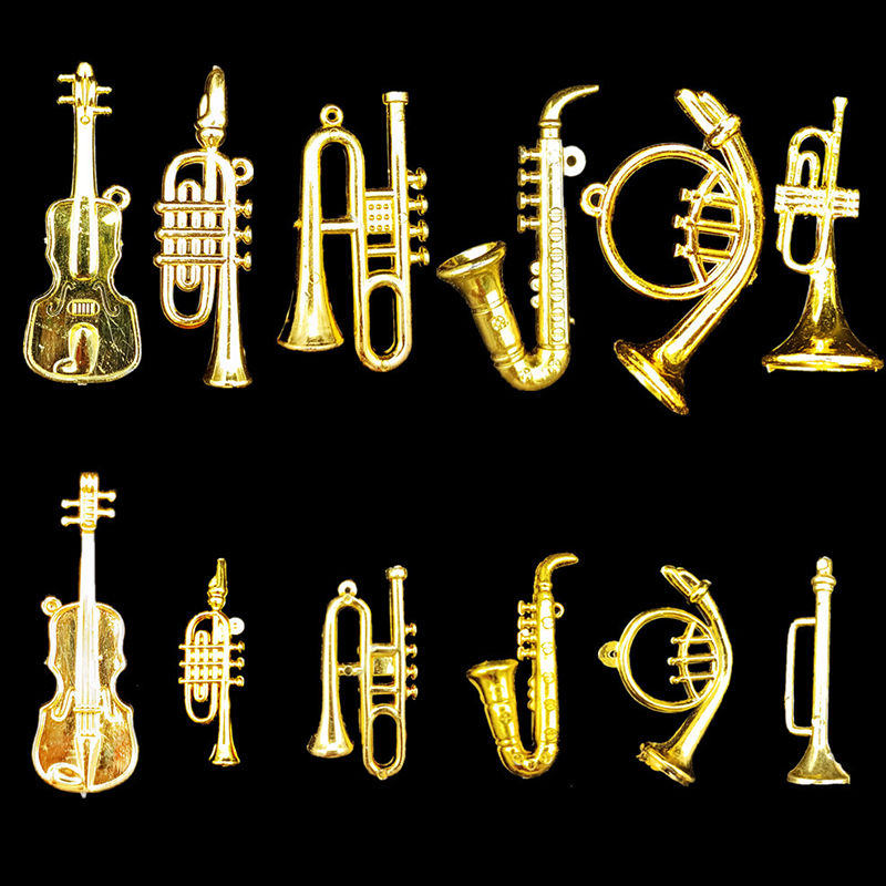 Musical Instrument Cello - 5/10/20 SZTUK Różne Style Złote Mini