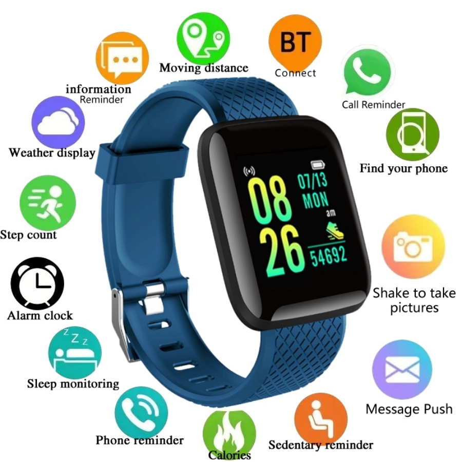 Musical Instrument Jewelry - Smartwatch Sportowy Bransoletka Fitness Sterowanie Muzyką