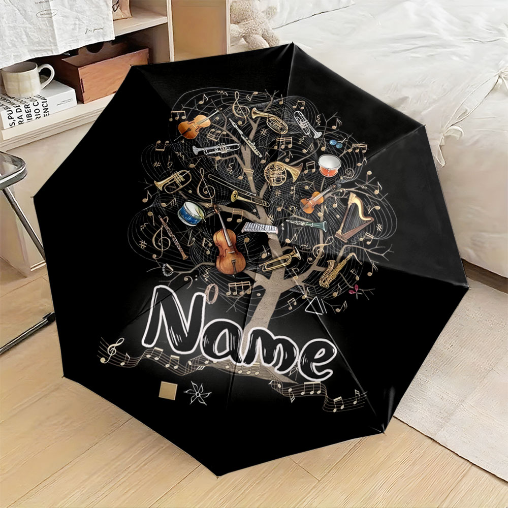 Musical Instrument With Name - Parasol z personalizowanym imieniem, „Parasol w