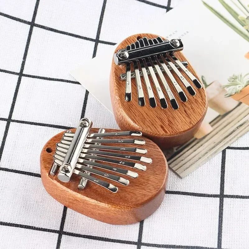 Musical Instrument African - 1 szt. Drewniana Mini Kalimba Pianino