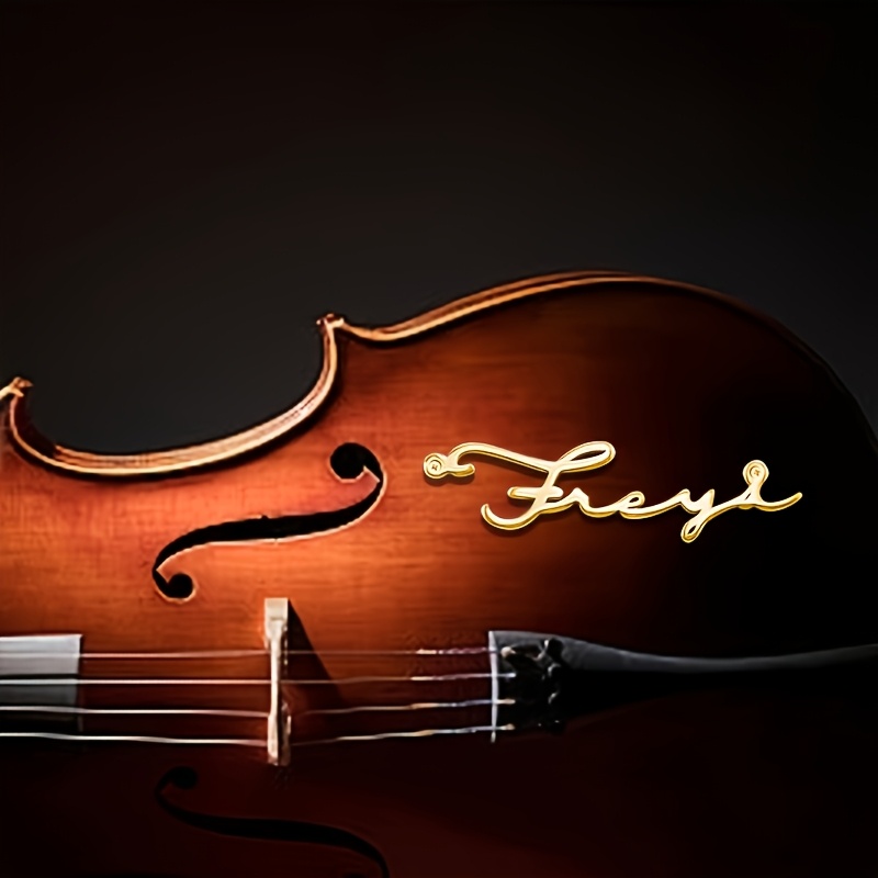 Musical Instrument With Name - [Personalizowane] Dekoracyjne tabliczki z imieniem, personalizowane