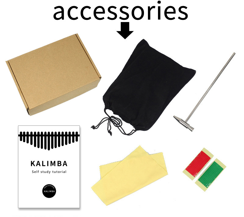 Kolorowe 21 Key Kalimba Kids C – Musical Instrument Of Keyboard recenzja i cena