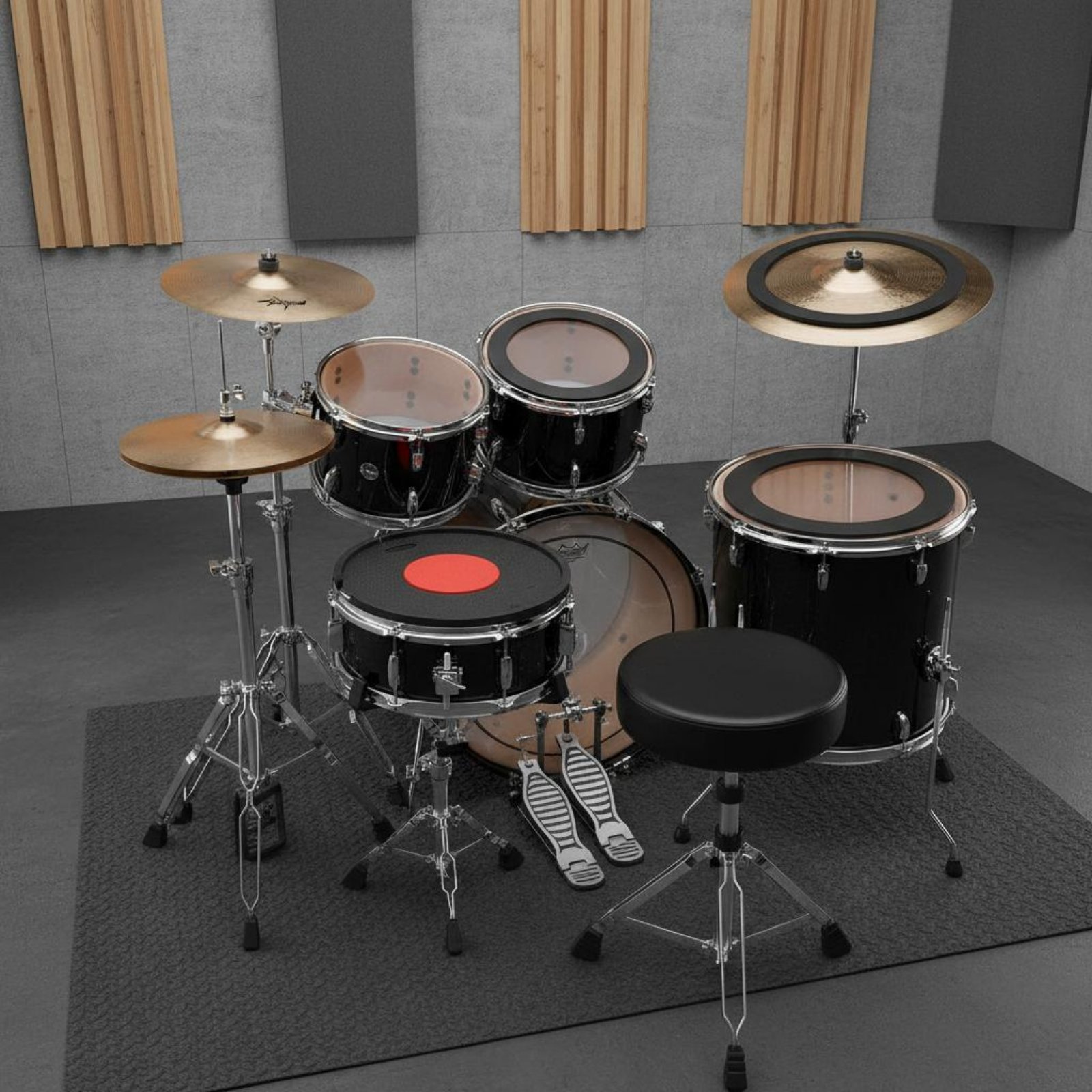 Gumowe tłumiki do bębnów i tal – Musical Instrument Drum recenzja i cena