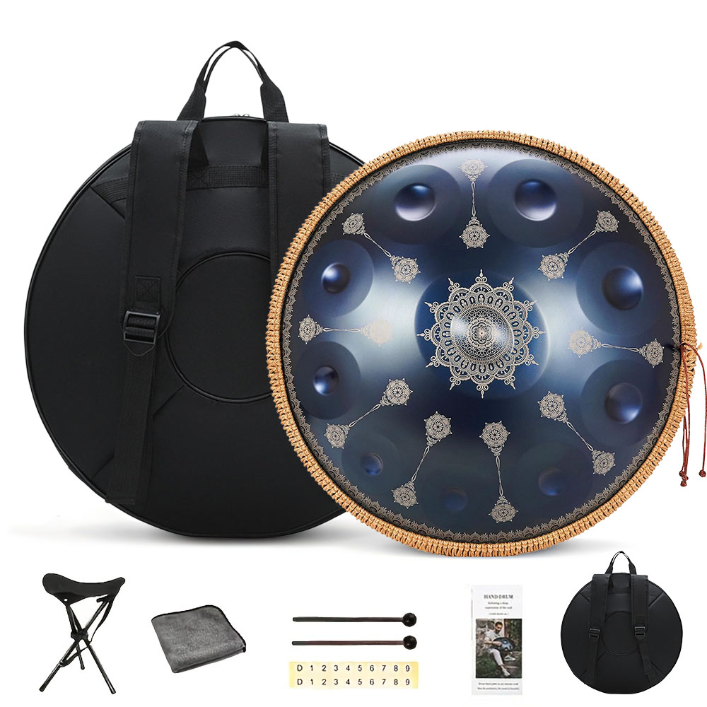 10-tonowy Handpan 22-calowy z  – Musical Instrument With Hand recenzja i cena