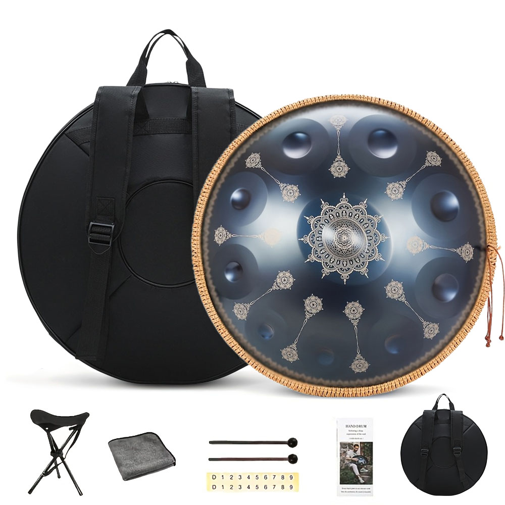 10-tonowy Handpan 22-calowy z  – Musical Instrument With Hand recenzja i cena