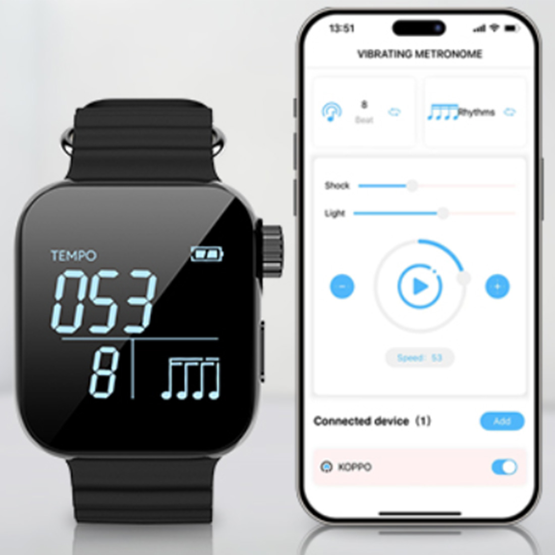 Wibracyjny metronom do noszeni – Musical Instrument Drum recenzja i cena
