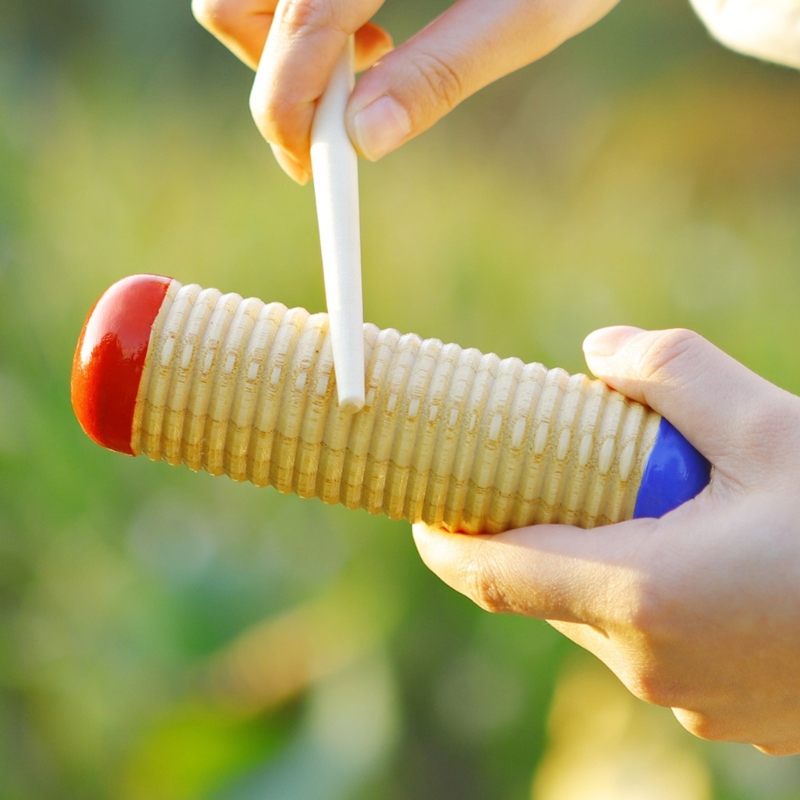 Zestaw Guiro z Drewnianą Pałec – Musical Instrument Mallet recenzja i cena