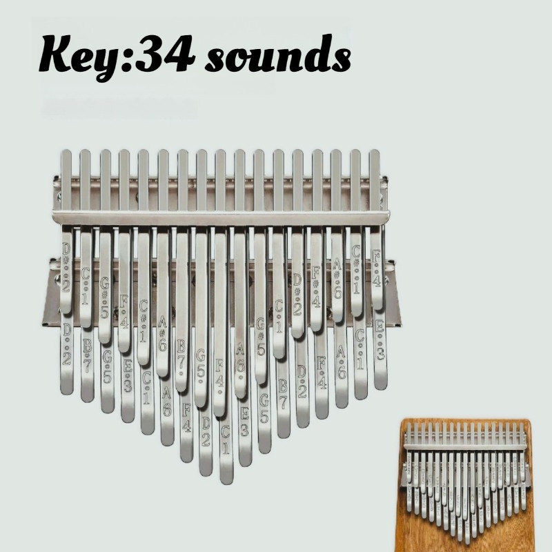 Metalowe akcesoria do kalimby  – Musical Instrument African recenzja i cena