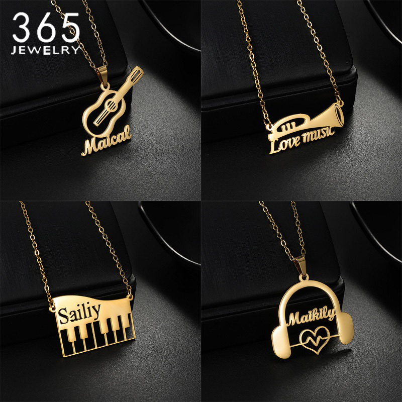 Nowy Personalizowany Naszyjnik – Musical Instrument With Name recenzja i cena