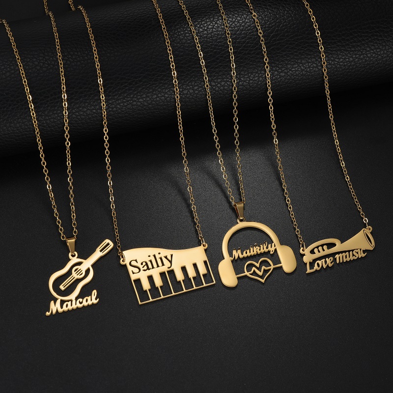 Nowy Personalizowany Naszyjnik – Musical Instrument With Name recenzja i cena