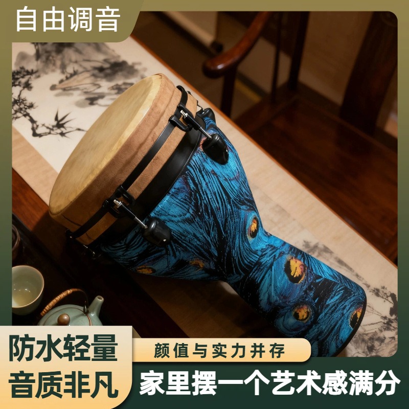 Nowy 12-calowy bęben afrykańsk – Musical Instrument With Hand recenzja i cena