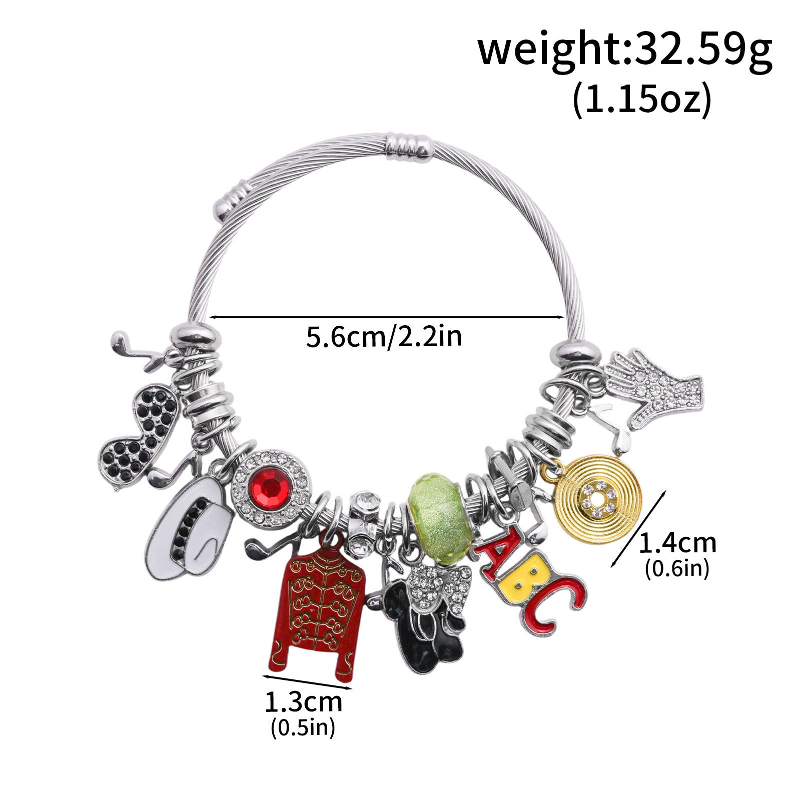 Bransoletka z zawieszkami Mich – Musical Instrument Jewelry recenzja i cena