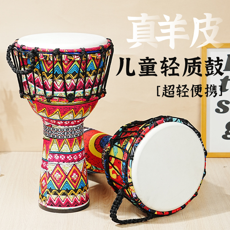 Bęben afrykański z PVC, skóra  – Musical Instrument With Hand recenzja i cena