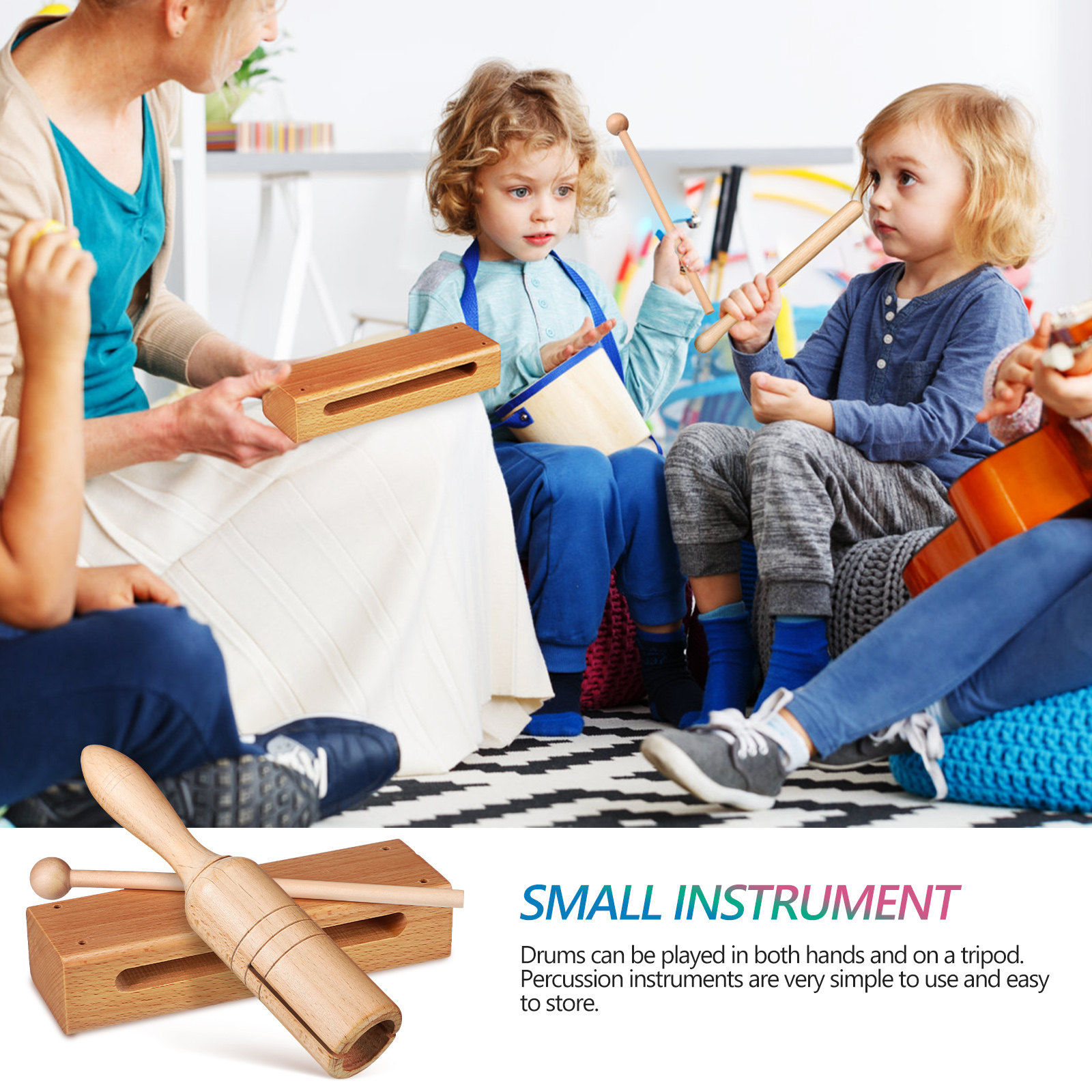 Zestaw drewnianych instrumentó – Musical Instrument Mallet recenzja i cena
