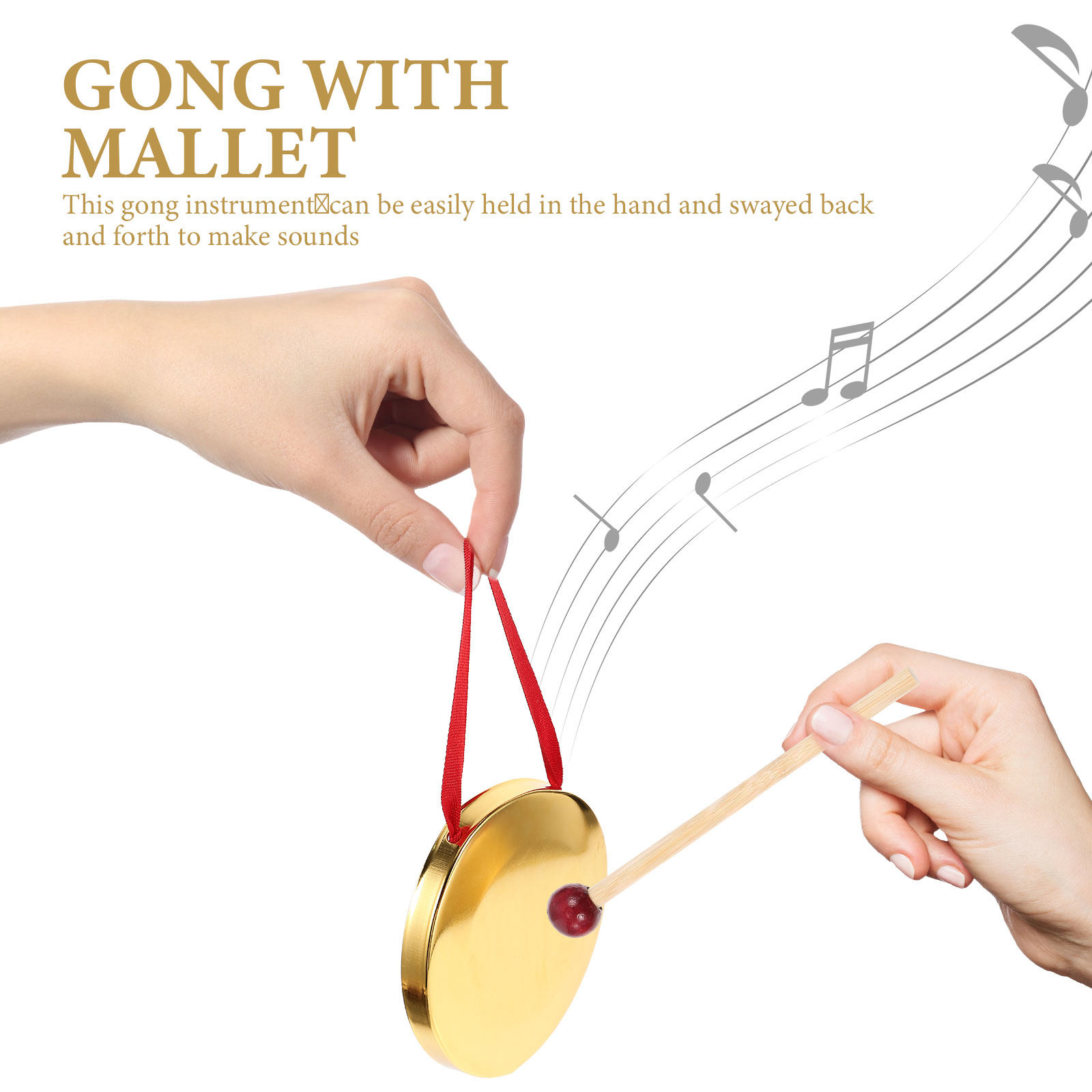 1 zestaw: metalowy gong do trz – Musical Instrument Mallet recenzja i cena